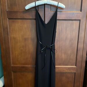Slinky black dress